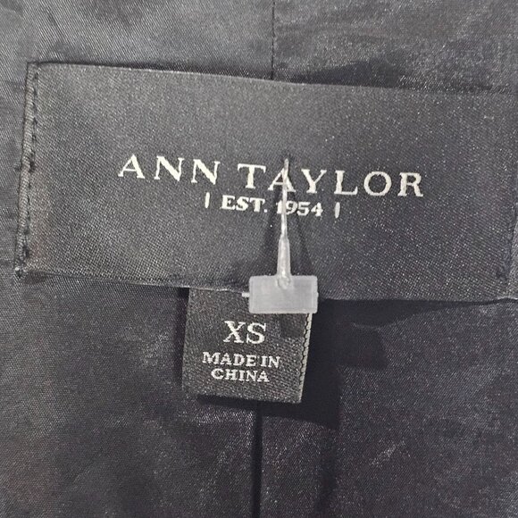 Ann Taylor Cashmere Faux Fur Long Waisted Coat, Sz XS - Picture 7 of 9